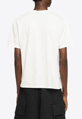 JW Anderson Anchor Logo Embroidery T-shirt White JT0257PG1510001_WHITE