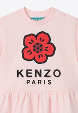 Kenzo Kids Baby Girls Boke Flower Print Dress Pink K60941/45Z_ROSE