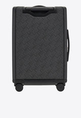 Ferragamo Monogram Jacquard Cabin Suitcase Black 241165 TRA EMB BLO 780515 NERO GRI