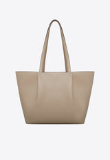 Strathberry Osette Grained Leather Tote Bag Taupe 20241-125-649-430_TAUPE