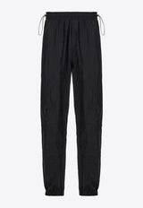 Ferragamo Logo Patch Drawstring Track Pants Black 144462 P 782823 NERO
