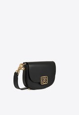 Strathberry Mini Bay Calf Leather Crossbody Bag Black 20242-926-481-100_BLACK