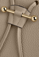 Strathberry Osette Grained Leather Tote Bag Taupe 20241-125-649-430_TAUPE