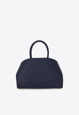 Ferragamo Medium Hug Leather Top Handle Bag Midnight Blue 215608 HUG TH S 766762 MIDNIGHT