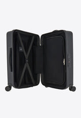 Ferragamo Monogram Jacquard Cabin Suitcase Black 241165 TRA EMB BLO 780515 NERO GRI