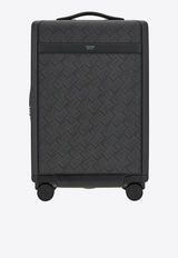 Ferragamo Monogram Jacquard Cabin Suitcase Black 241165 TRA EMB BLO 780515 NERO GRI