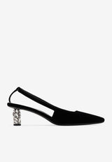 50 Bejeweled Slingback Pumps