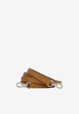 Mini Kelly Verso in Caramel Chevre and Cacao with Palladium Hardware