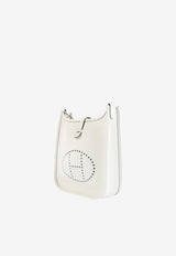 Mini Evelyne 16 in New White Clemence with Palladium Hardware