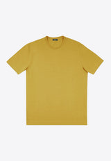Slowear Basic Crewneck Slim T-shirt Mustard 815194_YELLOW