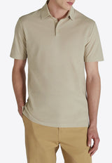 Slowear Short-Sleeved Polo T-shirt Sand 815109_SAND