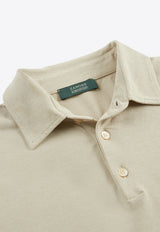 Slowear Short-Sleeved Polo T-shirt Sand 815109_SAND