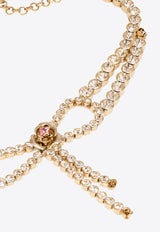 Rosantica Fiocchetti Crystal-Embellished Necklace Gold 17803/SP/MULTI_WHITE
