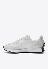 New Balance 327 Low-Top Sneakers in White with Black MS327CWB White