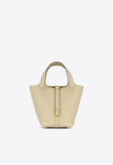 Picotin Lock 18 in Trench Clemence with Gold Hardware