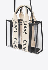 Chloé Small Woody Jelly Tote Bag White CH25US397P65101 White