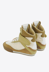Chloé Kick High-Top Sneakers Multicolor CHC25U07HSL224 Light Ochre