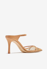 Uma 80 Mesh and Leather Mules