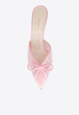 Andrea Wazen Kris 75 Satin Mules Pink KRIMU075TSAPIN_ROSE