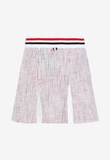 تنورة قصيرة بكسرات واسعة