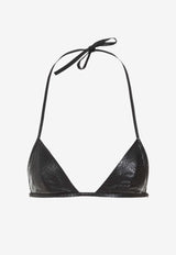 توب من الجلد بنقشة جلد الثعبان