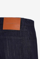 Cropped High-Waist Jeans