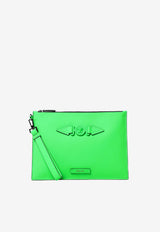 Medusa Biggie Leather Pouch Green 1006243 1A05512 1GE9E