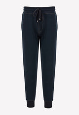 Salvatore Ferragamo Drawstring Sweatpants with Gancini Patch Black 121748 P 756924 BLACK