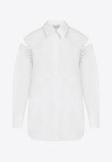 Long-Sleeved Cut-Out Shirt