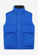 سترة مبطنة بشعار مطبوع