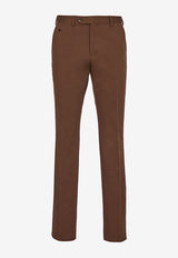 Salvatore Ferragamo Straight-Leg Gancini Chino Pants Brown 142974 P 754927 MUSCHIO