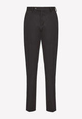 Salvatore Ferragamo Classic Straight-Leg Chino Pants Black 142974 P 757372 BLACK
