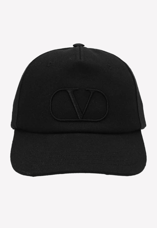 Valentino VLogo Signature Baseball Cap Black 1Y2HDA10BDL 0NO