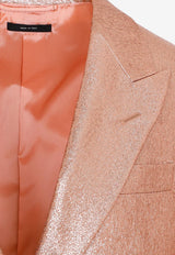 Tailored Metallic Blazer