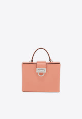 Salvatore Ferragamo Trifolio Box Bag Coral 211981 TRIFOLIO TH 758121 CORALLO