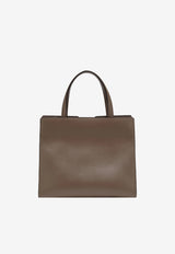Salvatore Ferragamo Medium Vara Bow Top Handle Bag Brown 21I290 VARA TOT 741078 CARAWAY SEED