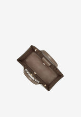 Salvatore Ferragamo Medium Vara Bow Top Handle Bag Brown 21I290 VARA TOT 741078 CARAWAY SEED