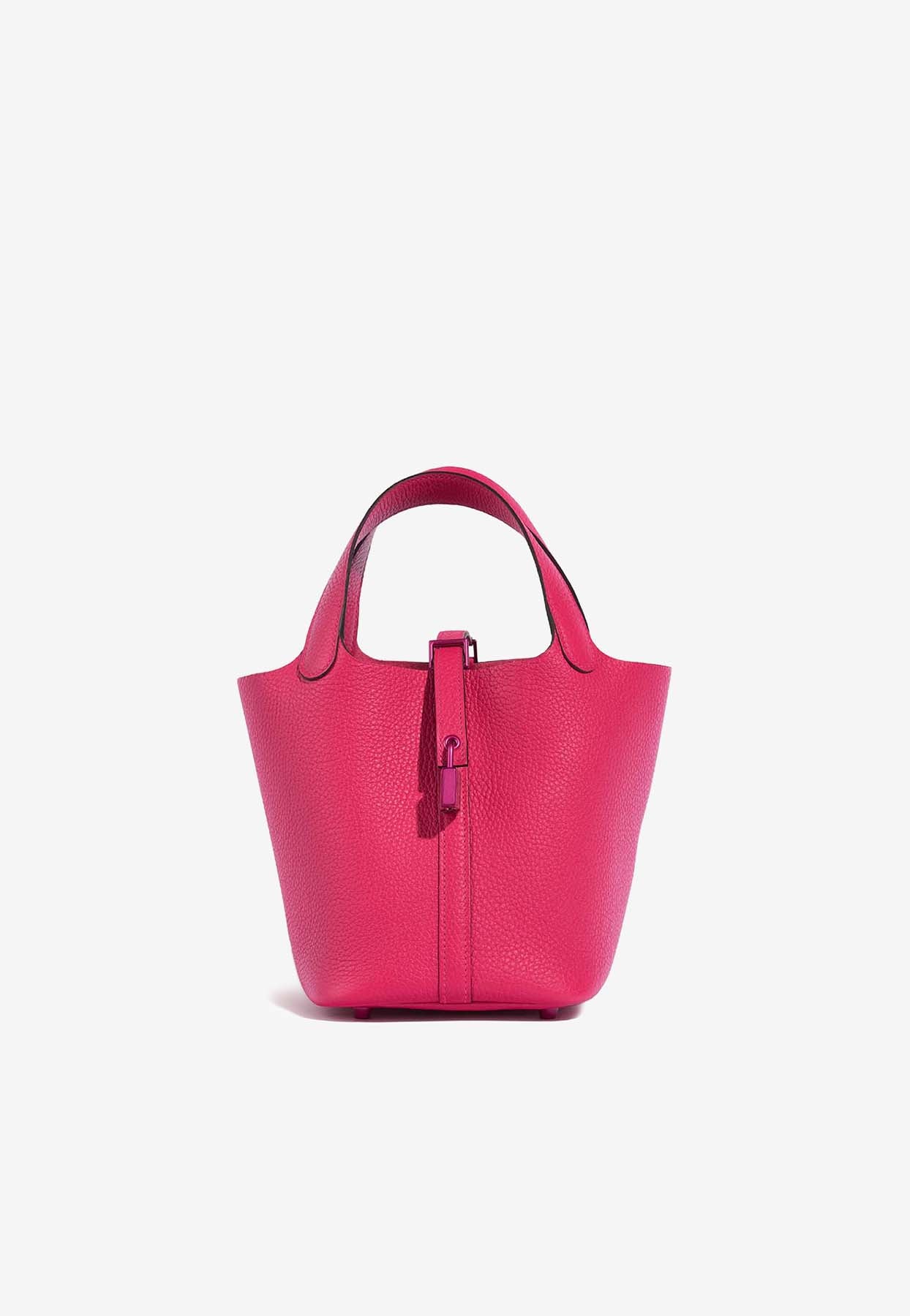 Hermès Rose Mexico Clemence Monochrome So Pink Picotin Lock 18 Pink  Hardware, 2022 Available For Immediate Sale At Sotheby's