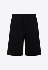 شورت برمودا بشريط شعار الماركة