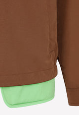 Dior Homme Anorak Hooded Jacket in Tech Fabric 283C402A5525 186 BEIGE