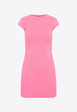 Short-Sleeved Mini Dress