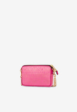 Moschino All-Over Logo Camera Bag Pink A7410 8268 1207