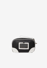 Moschino X Smiley® Logo Pouch A8402 8211 1555 Monochrome