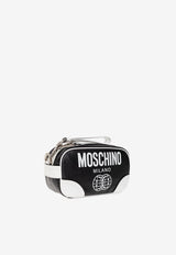 Moschino X Smiley® Logo Pouch A8402 8211 1555 Monochrome