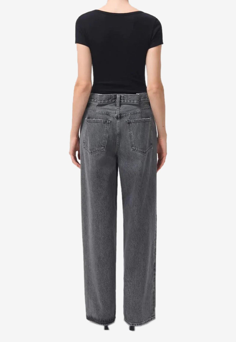 Dax High-Rise Jeans Agolde Gray