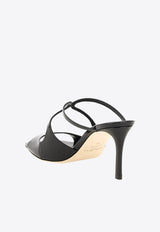 Jimmy Choo Anise 75 Mules in Patent Leather Black ANISE 75 PAT BLACK