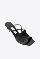 Jimmy Choo Anise 75 Mules in Patent Leather Black ANISE 75 PAT BLACK