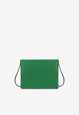 Dolce & Gabbana DG Logo Crossbody Bag in Calf Leather BB7287 AW576 87192 Green