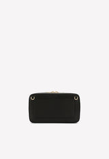 Dolce & Gabbana Small Logo Camera Bag in Calf Leather Black BB7289 AW576 80999