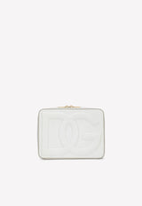 Dolce & Gabbana Medium Logo Camera Bag in Calf Leather White BB7290 AW576 80002